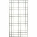 Global Industrial Wire Grid Panel 48in x 48in Poly-Green 933CP13GZ